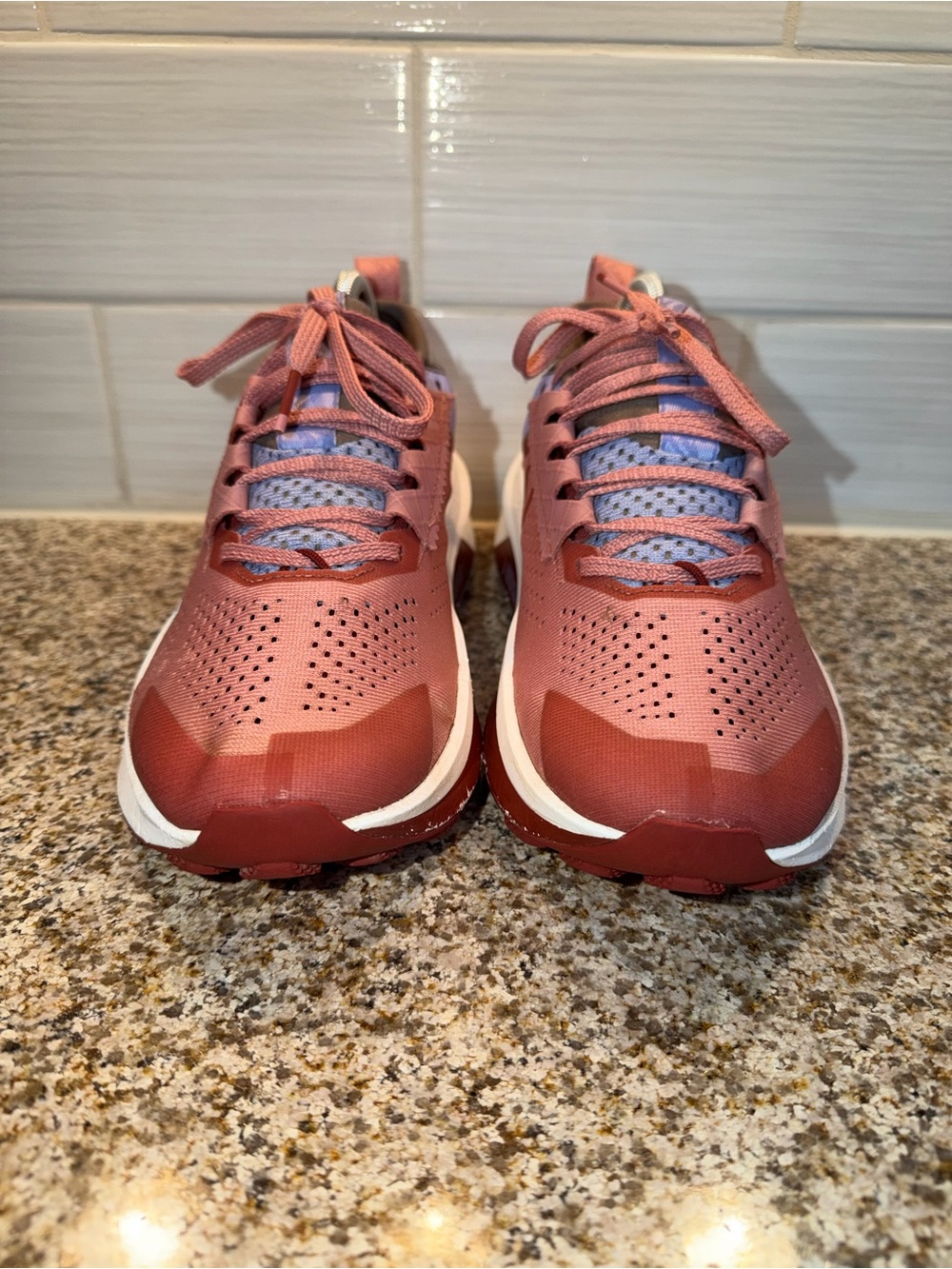 Nike Women’s Pink and Lavender ZoomX Trail Running Shoes - Picture 4 of 9
